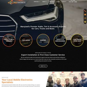 Website Development for Car Audio & Tinting Company